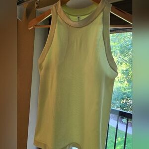 Athleta Green/Yellow Tank NWOT